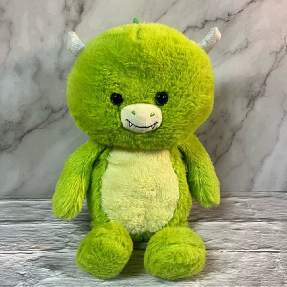 Kellytoy Green Sparkle Winged Dragon With Sparkle Horns